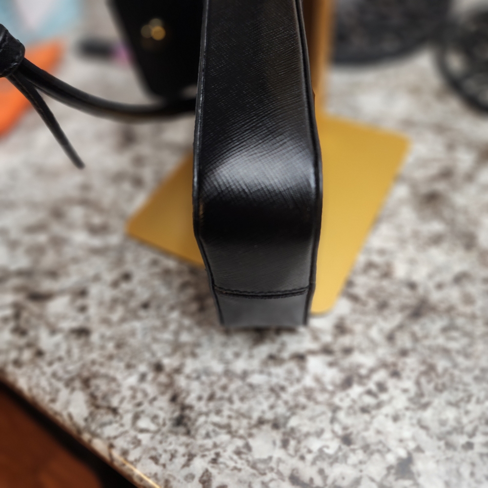 Kate Spade Staci Nort South Black Saffiano Leather Crossbody Phone Bag - Picture 6 of 14